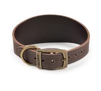 Ancol Timberwolf Greyhound Dog Collar - Brown - Size: Medium