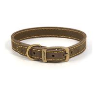 Ancol Timberwolf Leather Collar Sable 1 Collar
