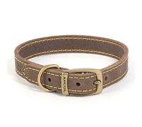 Ancol Timberwolf Leather Dog Puppy Collars & Leads FREE NEXT DAY DELIVERY