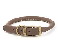 Ancol Timberwolf Round Dog Collar - Sable - 28-36cm