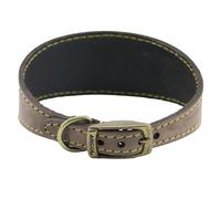 Ancol Timberwolf Whippet Leather Collar Sable for Dogs 1 Collar
