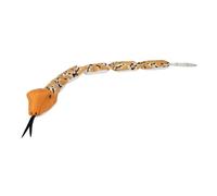 Ancol Tough Super Snake Durable Canvas Plush Squeaky Dog Toy, 95cm | Five internal sound points keep pets engaged, while sustainable packaging helps reduce waste; soft for gentle cuddling.