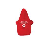 Ancol Uni Paw Print Logo Dog Hoodie - Stylish Insulated University Design Hoodie for Bold Intelligent Dogs - 50cm Length 52-68cm Girth/Large