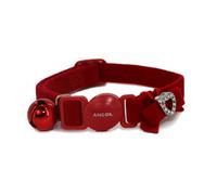 Ancol Velvet Heart Comfortable Durable Safe Red Cat Collar Kitten Pet Training Accessory