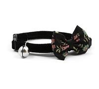 Ancol Vintage Bow Buckle Black Cat Collar - 20-30cm