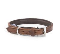 Ancol Collar – Vintage Padded Collar – Chestnut – 39-48cm