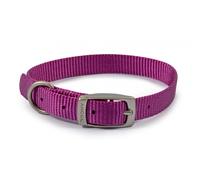 Ancol Viva Buckle Dog Collar - Purple - Size: Large