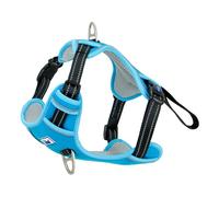 Ancol Viva Exercise and Travel Dog Harness in Blue - Comfortable Pet Accessory with Padded Chest and 2 Leash Clips - Small 35-45cm