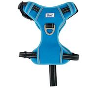 Ancol Viva Exercise and Travel Dog Harness in Blue - Comfortable Pet Accessory with Padded Chest and 2 Leash Clips - XL 80-120cm