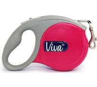 Ancol Viva Extendable Dog Lead 3 Sizes Red 5m Tape - Flexi Leash Retractable
