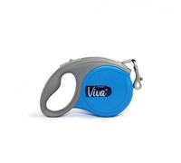 Ancol Viva Extendable Lead Tape - Blue - Size: Large