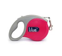 Ancol Viva Extendable Lead Tape - Pink - Size: Large