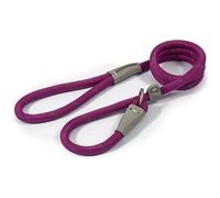 Ancol VIva Heritage Nylon Rope Slip Lead Reflective Purple (1.5m x 12mm)