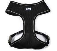 Ancol Viva Lightweight Breathable Comfort Mesh Nylon, Plastic Dog Harness Black