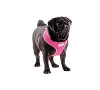 Ancol Viva Lightweight Breathable Padded Comfort Mesh Pink Dog Harness 53-74cm, Large