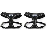 Ancol Viva Nylon Comfort Mesh Harness Black XS (Pack of 2) 28-40 cm