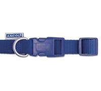Ancol Viva Nylon Quick Fit Adj Collar Blue 25mm X45-70Cm Sz5-9