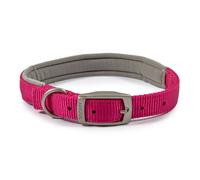 Ancol Viva Padded Buckle Dog Collar - Pink - Size: X Large