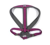 Ancol Viva Padded Dog Harness - Purple - Micro Fleece Reflective Adjustable Weatherproof Poly Weave Pet Training Accessory - XXL 97-130cm