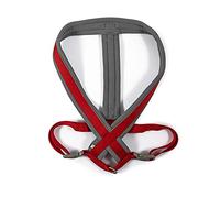 Ancol Viva Padded Dog Harness - Red - Micro Fleece Reflective Adjustable Weatherproof Poly Weave Pet Training Accessory - XXL 97-130cm