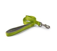 Ancol Viva Padded Dog Lead - Green - Neoprene Handle Reflective Durable Nylon Puppy Walking Accessory - 1.8m x 25mm