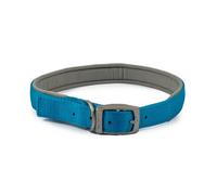 Ancol Viva Padded Soft Touch Weatherproof Walking Blue Buckle Collar Pet Accessory 55-63 Cm, Size 8