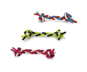 Ancol Viva Playtime Mixed Glow Plait - Yellow Stripe