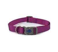 Ancol Viva Quick Fit Adjustable Dog Collar - Purple - Durable Weatherproof Poly Weave Pet Neckband - 45-70cm Size 5-9