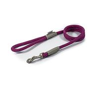 Ancol Viva Rope Reflective Purple Dog Lead - 1.2cm x 107cm