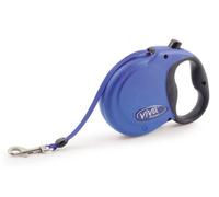 Ancol Viva Retractable 5m Tape Lead Blue M