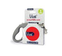Ancol Viva Retractable 5M Tape Lead Red S