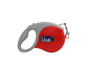 Ancol Viva Retractable Dog Lead 5m Tape - Small 20kg, Med 30kg or Large 50kg