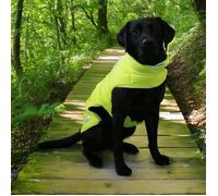 Ancol Viva Reversible Hi-Viz Dog Coat - Black - Size: Large - Dog Jackets