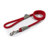 Ancol Viva Rope Snap Reflective Dog Lead - Red - Size: Medium