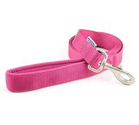 Ancol Viva Soft Touch Padded Snap Dog Lead - Pink - Neoprene Handle Weatherproof Durable Puppy Walking Accessory - 1m x 19mm
