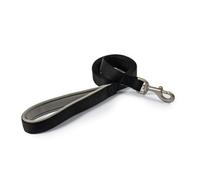 Ancol Viva Padded Dog Lead Black - 2.5cm x 180cm