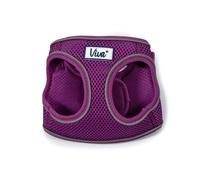 Ancol Viva Step in Comfort Dog Harness with Air Mesh Fabric - Purple - Reflective Adjustable Quick Fit Pet Training Accessory - 35-42cm S