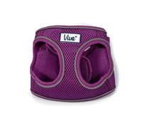 Ancol Viva Step in Comfort Dog Harness with Air Mesh Fabric - Purple - Reflective Adjustable Quick Fit Pet Training Accessory - 35-42cm S