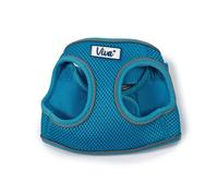 Ancol Viva Step In Dog Harness in Blue - Breathable Reflective Band Weatherproof Pet Accessory - Comfort Puppy Walking Leash - 35-42cm S