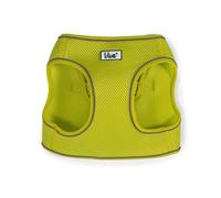 Ancol Viva Step In Dog Harness in Lime - Breathable Reflective Band Weatherproof Pet Accessory - Comfort Puppy Walking Leash - 46-54cm M
