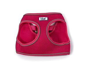 Ancol Viva Step In Dog Harness in Pink - Breathable Reflective Band Weatherproof Pet Accessory - Comfort Puppy Walking Leash - 35-42cm S
