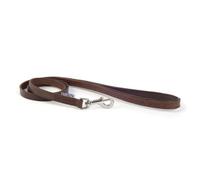 Ancol Walking Vintage Leather Padded Chestnut Lead Puppy Pet Leash Training Accessory, 12mm X 100Cm