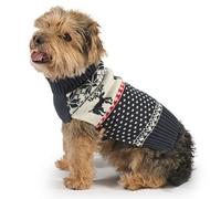 Ancol Xmas Navy Reindeer Jumper