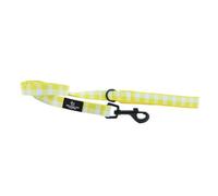 Ancol Yellow Check Patterned Dog Lead Secure Fit Comfortable Padded Grip Sturdy Pet Puppy Leash