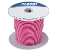 Ancor 104610 Marine Grade Electrical Primary Tinned Copper Boat Wiring (14-Gauge, Pink, 100-Feet)
