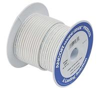 Ancor Marine Grade Primary Wire and Battery Cable (White, 100 Feet, 18 AWG)