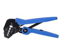 ANCOR MARINE GRADE Products 703015 Angled Single Crimp Ratcheting Crimper - 22 AWG to 8 AWG, Blue/Black