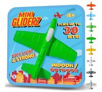 ANCORY Foam Glider Planes for Kids - Airplane Toy Flying Gliders 30m Range - Water Floating Lightweight Outdoor Toys (Green)