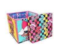 ANCORY LOL Surprise Dolls Toy Storage Box Playmat - LOL Storage Box Organiser for Dolls - Mega Chest Convertible Box to Playmat - Fits 100+ Dolls & Accessories