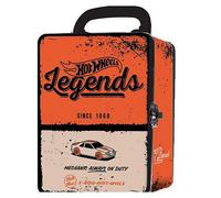 Ancory Vintage Hot Wheels Tin Car Storage Case Orange